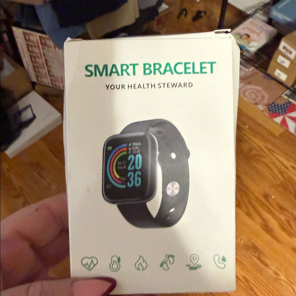 Smart Bracelet Fitness Watch - Black